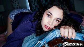 Lovely Alina Voss's natural tits smut