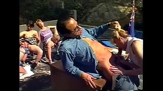 Granny Love Outdoor Orgy - Candy Cooze & Cumisha Amado Blowjob & Pussy Eating