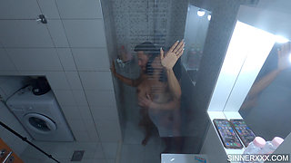 Big Booty Ebony Fucked Hard in Shower - Kiki Minaj