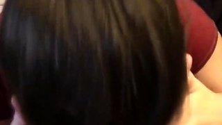 Amateur Housegirl Loves a Big Facial from Strangers
