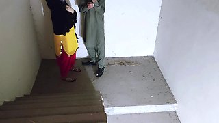 Meet My Mischievous Stepsister-in-law on Stairs