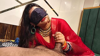 Indian Stepmom Caught Her Stepson Jerking with Her Panties and He Fucked Her