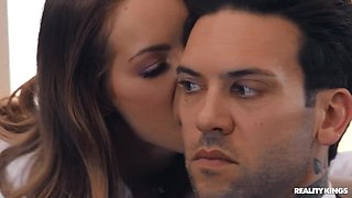 Small Hands' Intense Office Affair with Blonde Passion