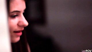 LezPOV featuring female's kissing video