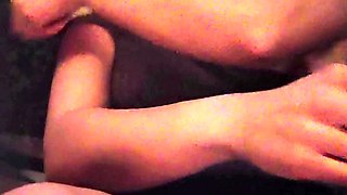 Busty brunette solo masturbation