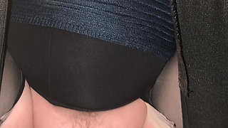 I press my horny cunt into the face of the submissive bastard