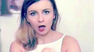 Big boobs webcam slut toys her asshole