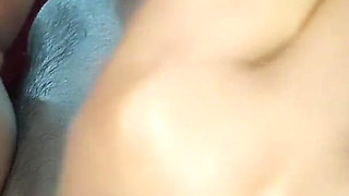 Indian Sexy Wife Wearing Black Bra and Cum in Mouth