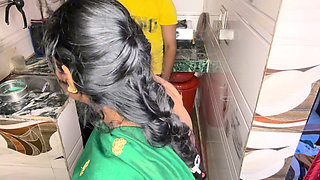 Desi Stepmom and Stepson Hardcore Sex in Kitchen Intense First Time