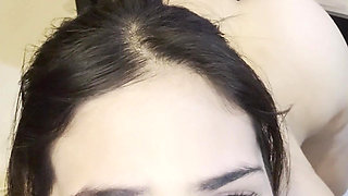 Jasmica, a Beautiful Latina with a Big Ass, Uses a Huge Dildo to Make Me Cum in Gushes