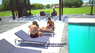 My Italian Slut Wife by Horny Guy - Pool Party, Anal Orgasm 3