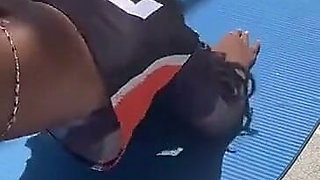 Ebony Thot Gets Fucked for Team Spot