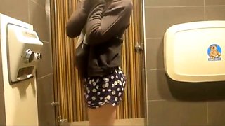 Amateur Adult Video Gas Station Bathroom Surprise