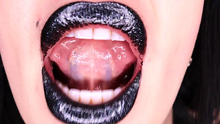 Lady in black lipnosis JOI