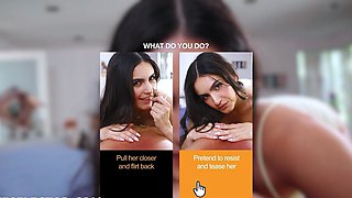 Threesome Passion With Sata Jones And Eveline Dellai