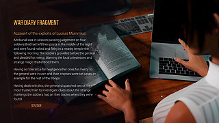 Croft Adventures Hentai Game Parody Ep.4 Lara Find Out the Hot Librarian Is Not Wearing Panties Under Her Mini Skirt Today!