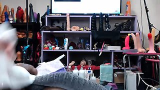 Bikini blonde amateurs first anal sex while useing a toy