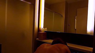 Brunette hardcore blowjob