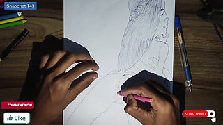 American girlfriend fucked in the fields Indian By Drawing Art