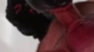 MILF Sucks Cock Close up