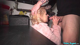 Martin Gun’s Blonde Passion in Basement Heat