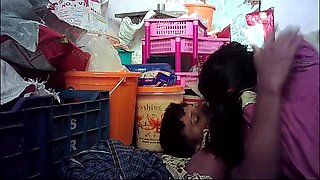 Indian Wife And Husband Romantic Kissing