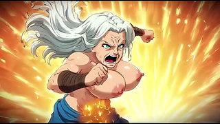 Ai Made Anime Scenes with Topless Women