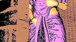 Indian Housewife Brutal Anal Sex with 3D AI Girl - Hot Hotel Face Fuck & Gaping Cumshot