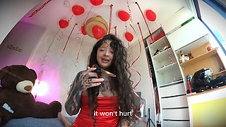 Beautiful and Sensual Girl Cuts off My Cock