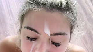 Big assed busty tit fuck and blowjob