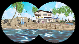 Zenless Zone Zero - Vivian’s Secret Beach Sex with Wise Seductive Moans - 3D NSFW Animation