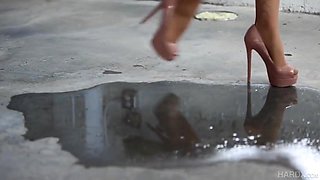 Lingerie Clad Babe Squirts & Swallows Load - Zac Wild, Vanna Bardot And Swallows Babe