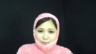 Two asian foot fetish school girl tease a cock
