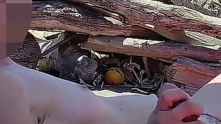 Risky Blowjob on the Canary Beach Caught with Intense Orgasm P2 - Misscreamy