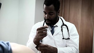 Rectal exam for this big ass teen by her black doctor