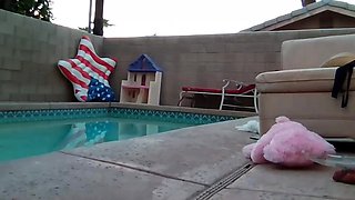 Amateur long hair redhead babe riding sybian toy stunning