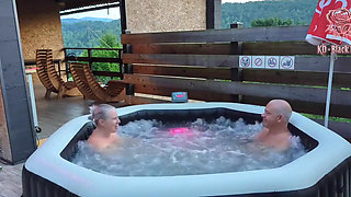 Playtime in the Jacuzzi Relaxing Love in the Jacuzzi
