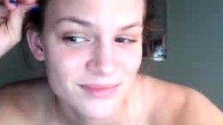 Cute blonde amateur webcam teen masturbating