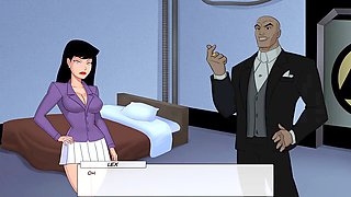 Unlimited fun with Superman's nymph in this fresh cartoon adventure