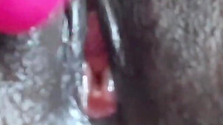 Stimulating My Clit with Vibrator Intense Squirting Orgasms