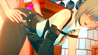 Zenless Zone Zero - Horny Evelyn Squirting Everywhere While Taking a Deep Creampie - 3D Hentai Animations