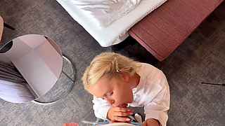 A strange hotel with a remote control, where you are frozen and fucked!