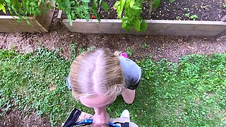 Amateur Blonde Blowjob CIM