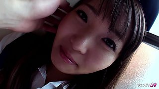 Japanese Teen with Big natural Tits seduce to First Time Uncensored Amateur POV Fuck by Classmate