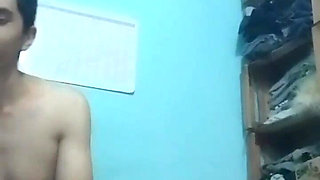 On Webcam I Touch Her Tits and Put Her in Doggy Style