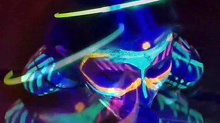 Fucked The Wild Slim Girl In The Uv- Light