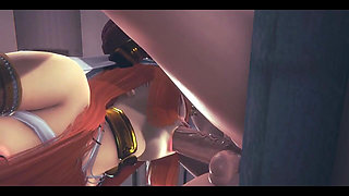 Genshin Impact - Nilou Handjob and Blowjob - Japanese Asian Manga Anime Film Game Porn