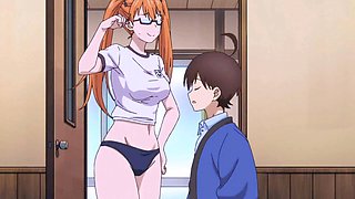 Tall anime volleyball hottie fucks boy hard in dorm sex