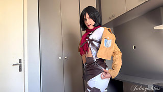 Mikasa POV Blowjob Fantasy - Slow, Wet & Naughty