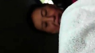 Asian MILF Gives a Handjob in a Car